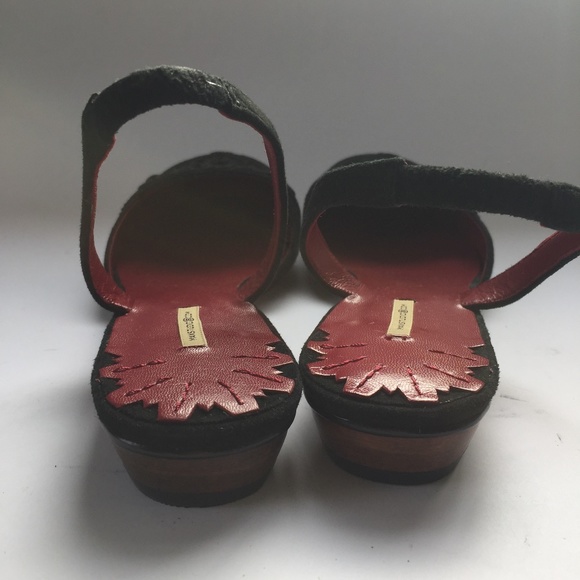 Max Studio Austen Black Suede Soutache Mules – Size 6.5 - Picture 5 of 8